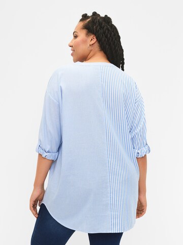 Zizzi Blouse 'FIA' in Blue