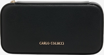 Carlo Colucci Toiletry Bag ' DeGiovanni ' in Black: front