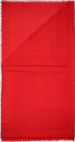 CODELLO Shawl in Red: front