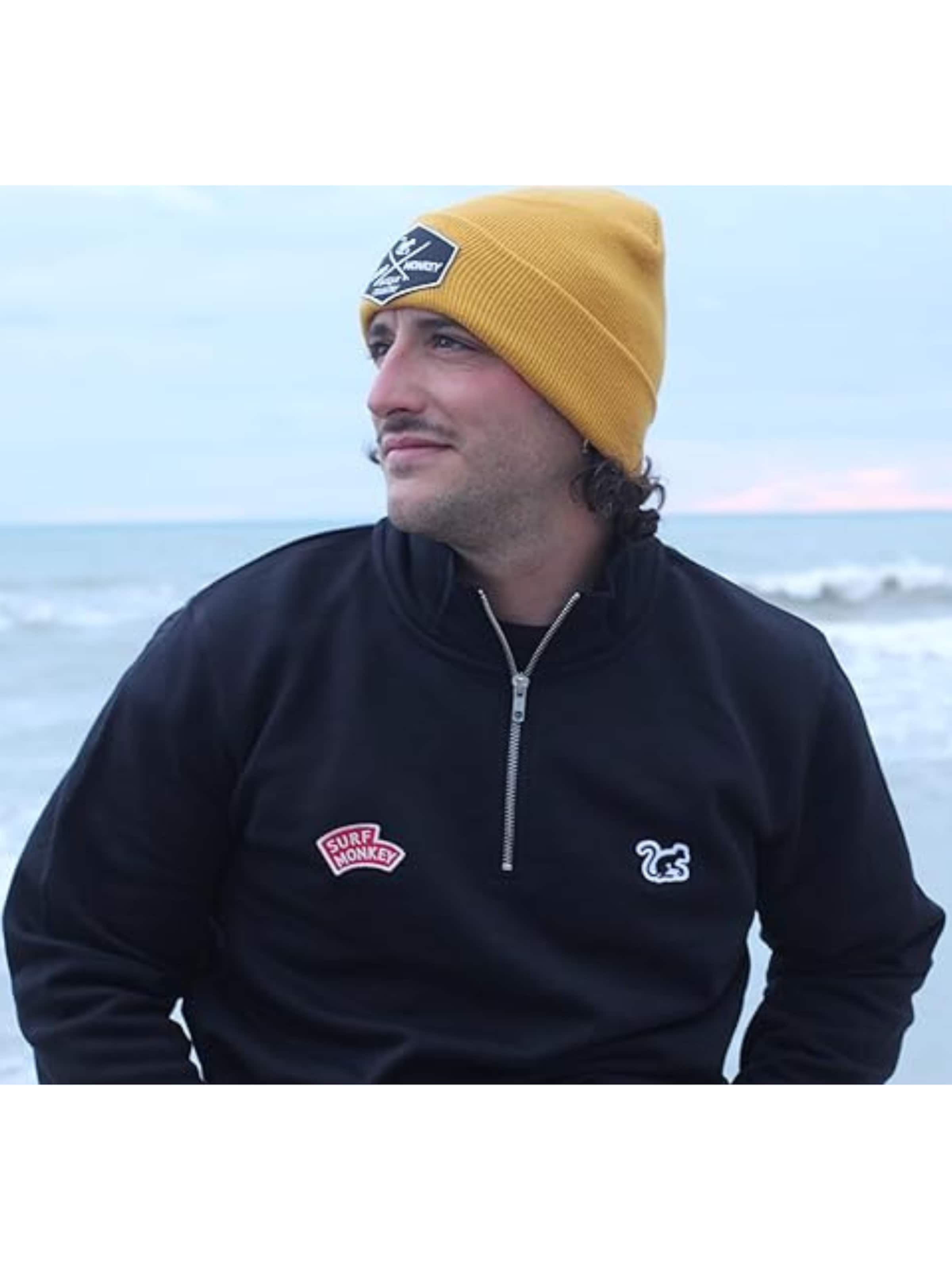 Surf Monkey - Sudadera en negro