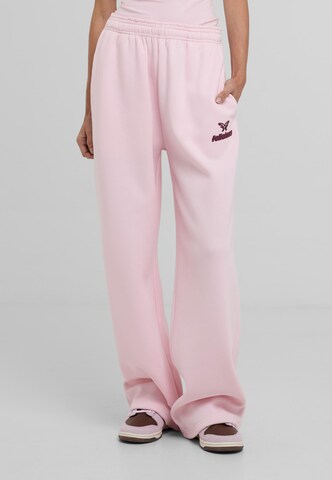 Felicious Regular Pants in Pink: front