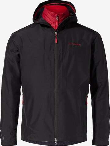 VAUDE Outdoor jacket 'Valsorda' in Black: front