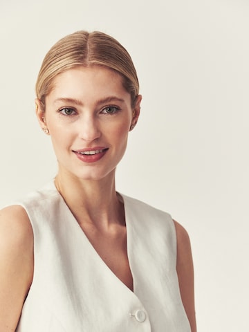 Gilet 'Lanaretta' TATUUM en blanc
