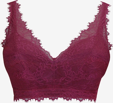 Col haut Soutien-gorge 'Sophia' SugarShape en rouge : devant