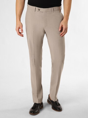 HECHTER PARIS Regular Bügelfaltenhose in Beige: predná strana