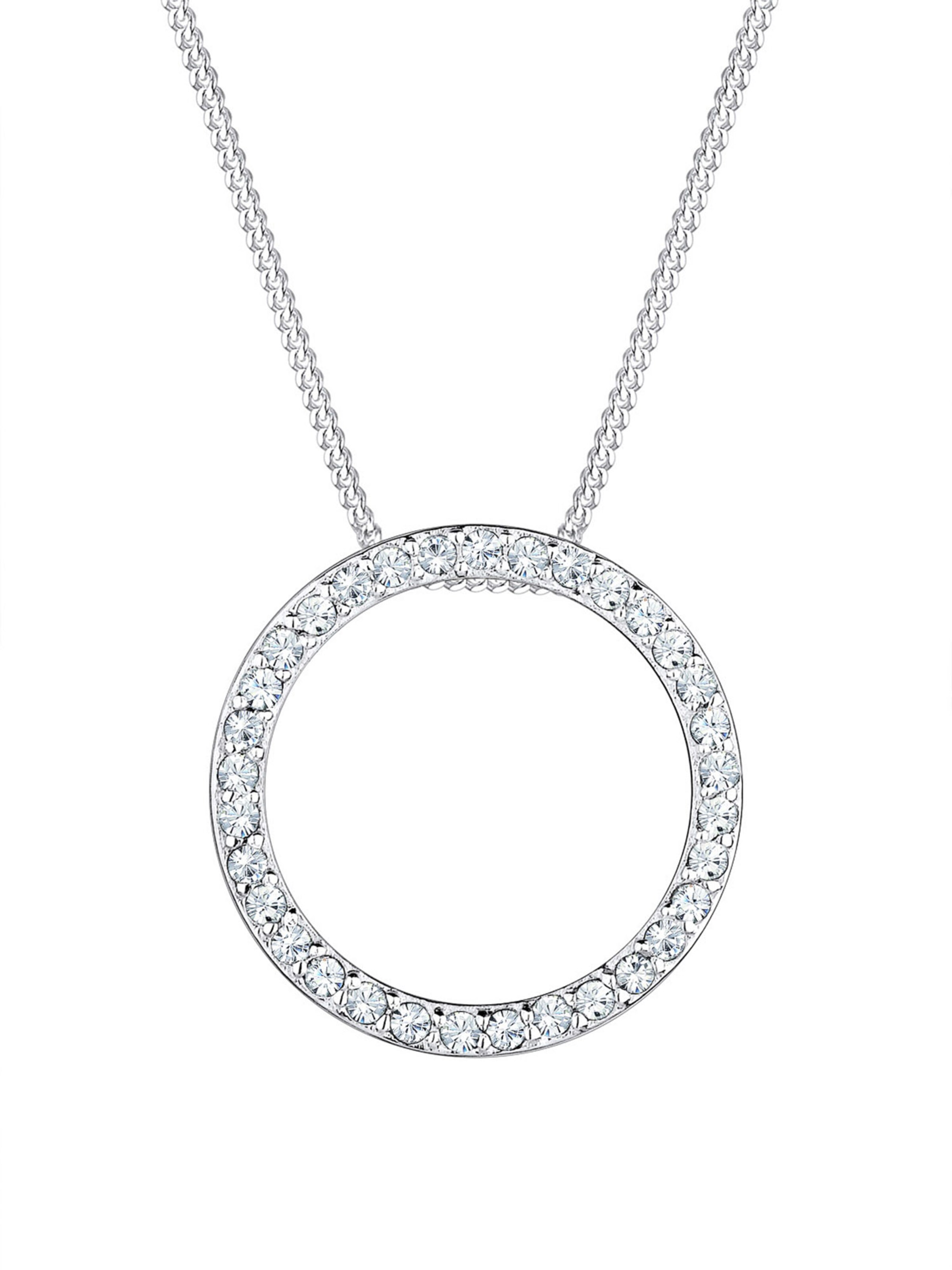 ELLI Kette 'Kreis' in Silber