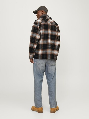 JACK & JONES Comfort fit Between-season jacket in Brown