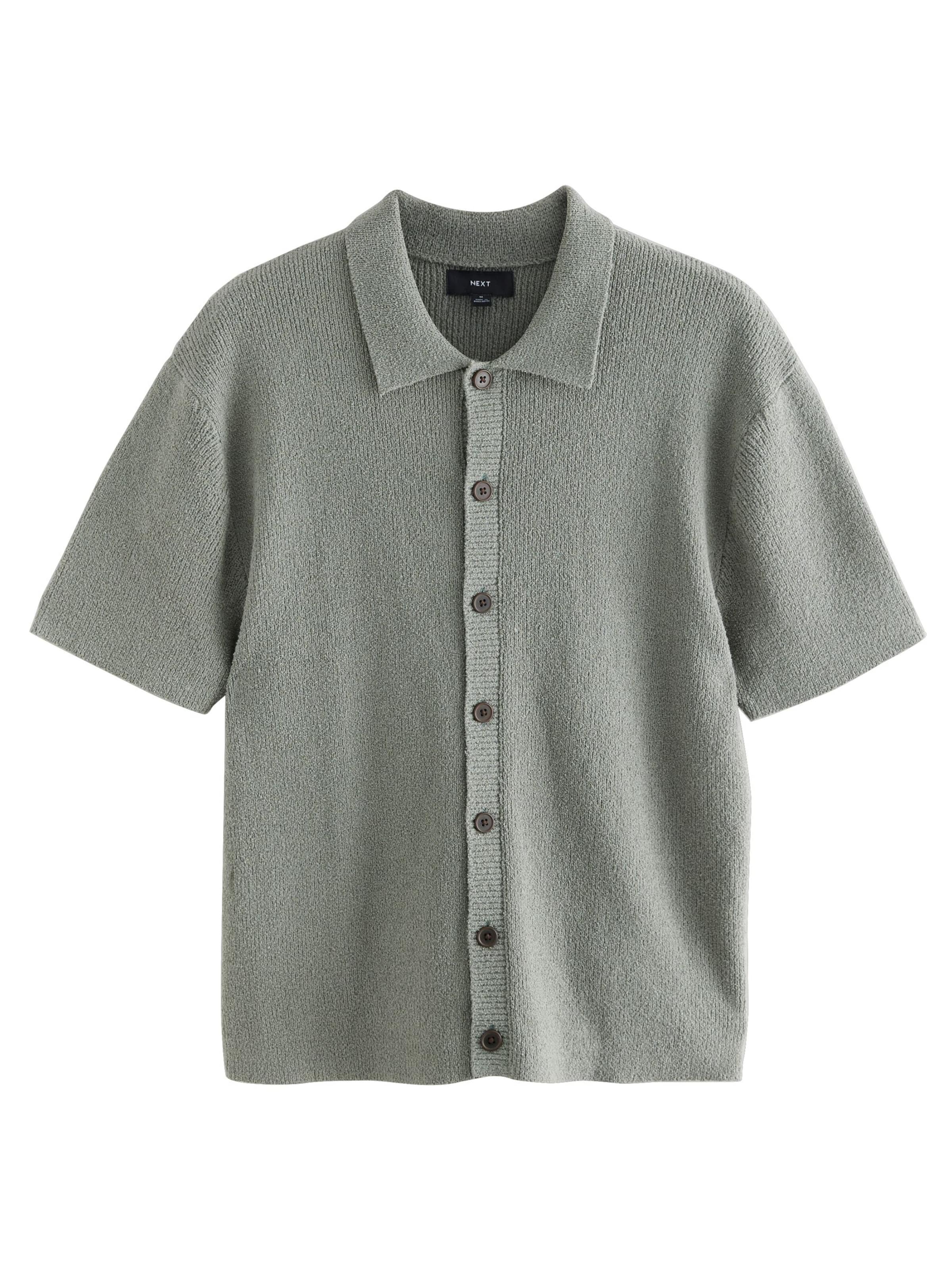 zaļš Next Komforta piegriezums Krekls: no priekšpuses