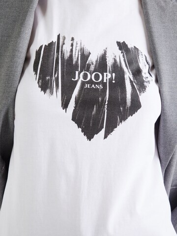 JOOP! Jeans Μπλουζάκι 'Tessa' σε λευκό