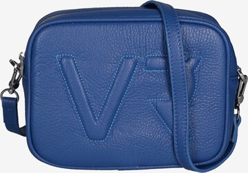 Borsa a tracolla 'Borsa a Tracolla Donna Pelle Virginia Rhinè Zip' di Virginia Rhinè in blu: frontale