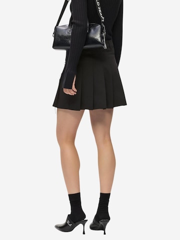 Gonna 'KLJ Pleated Mini Skirt B1W12020' di KARL LAGERFELD JEANS in nero