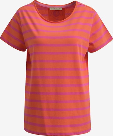 T-shirt Smith&Soul en orange : devant