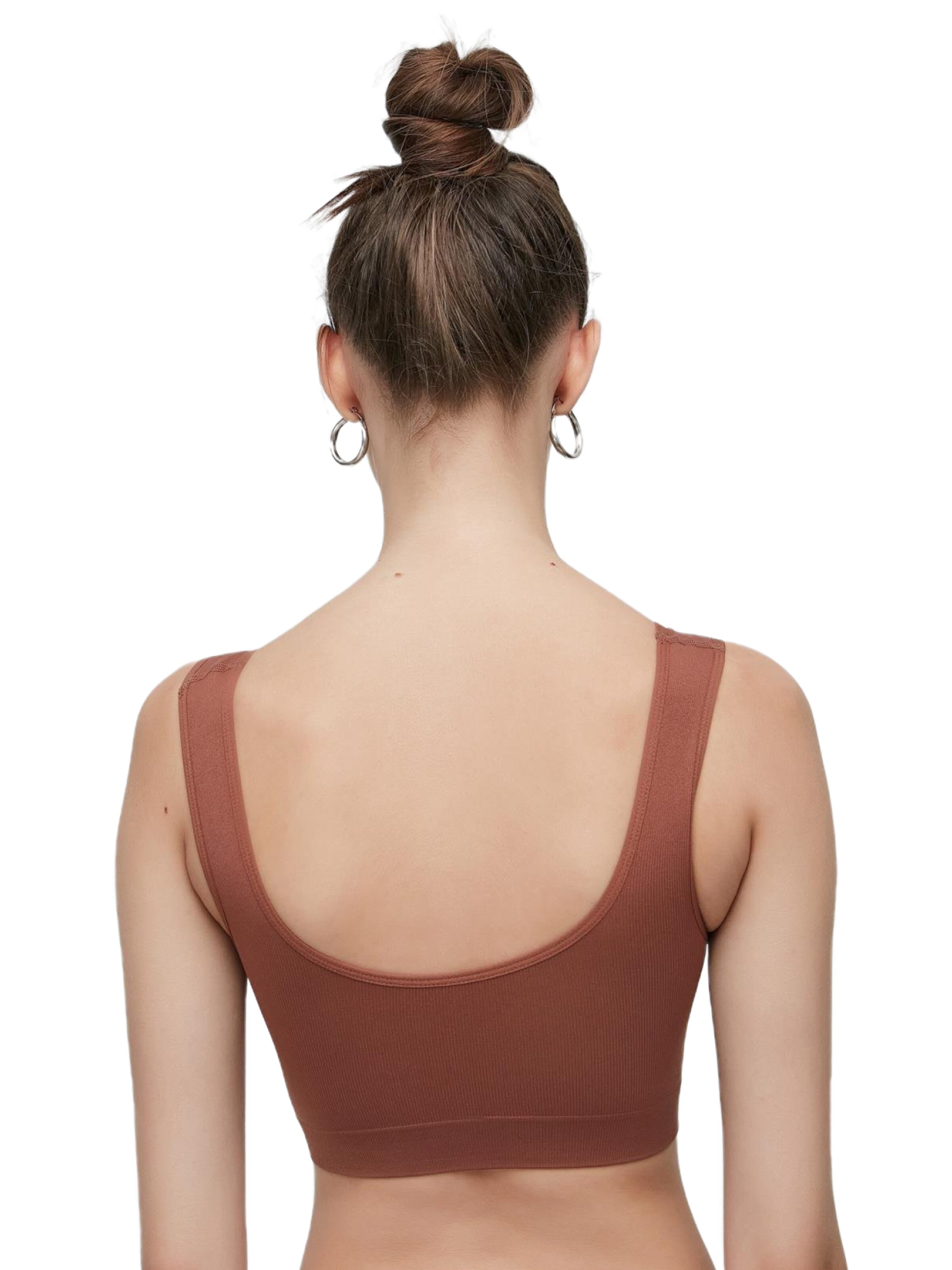 C&City Bralette Bra in Brown