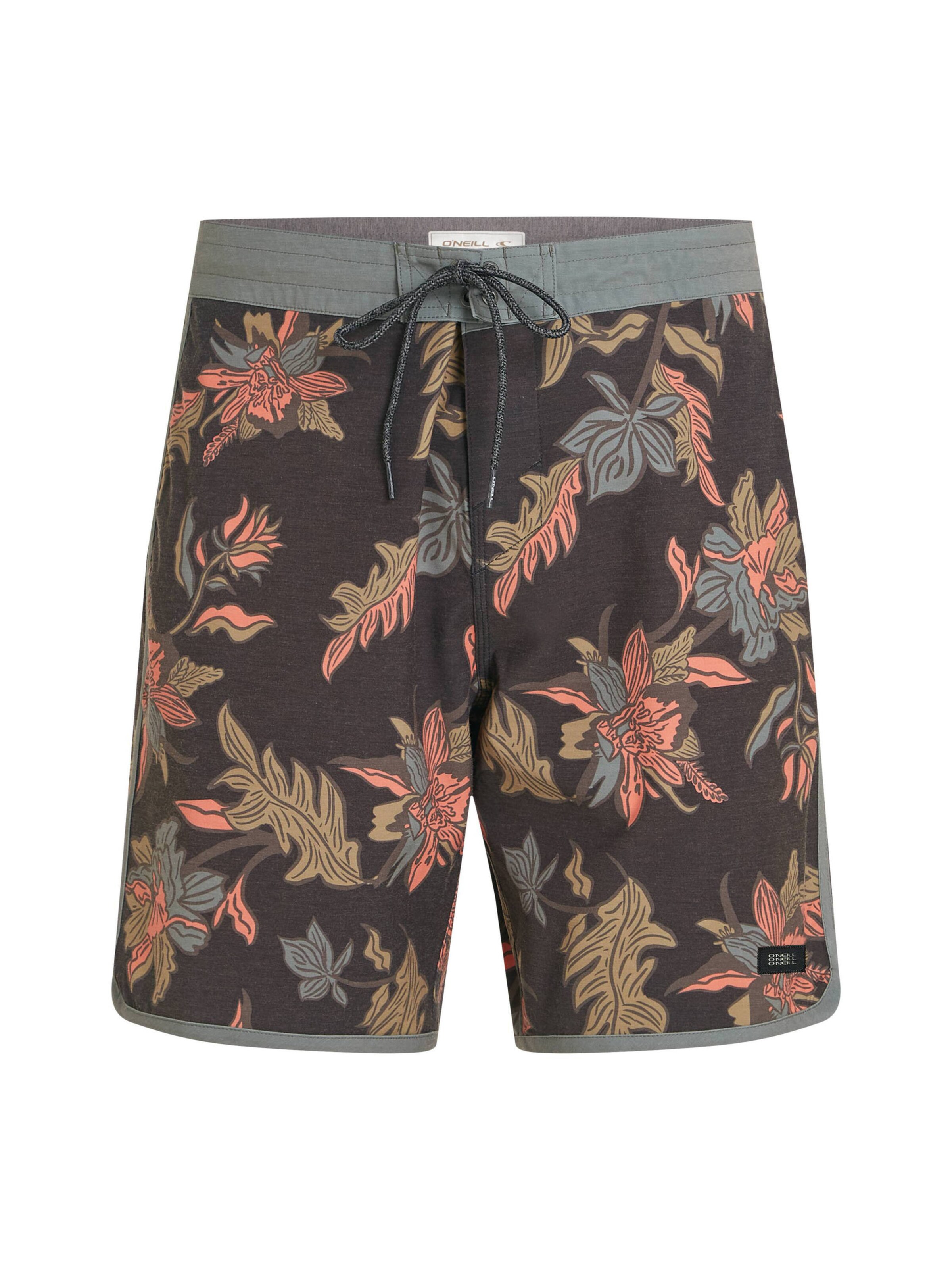 Pantaloncini da surf 'Cruzer Scallop 18' O'NEILL di colore menta / salmone / nero, Visualizzazione prodotti