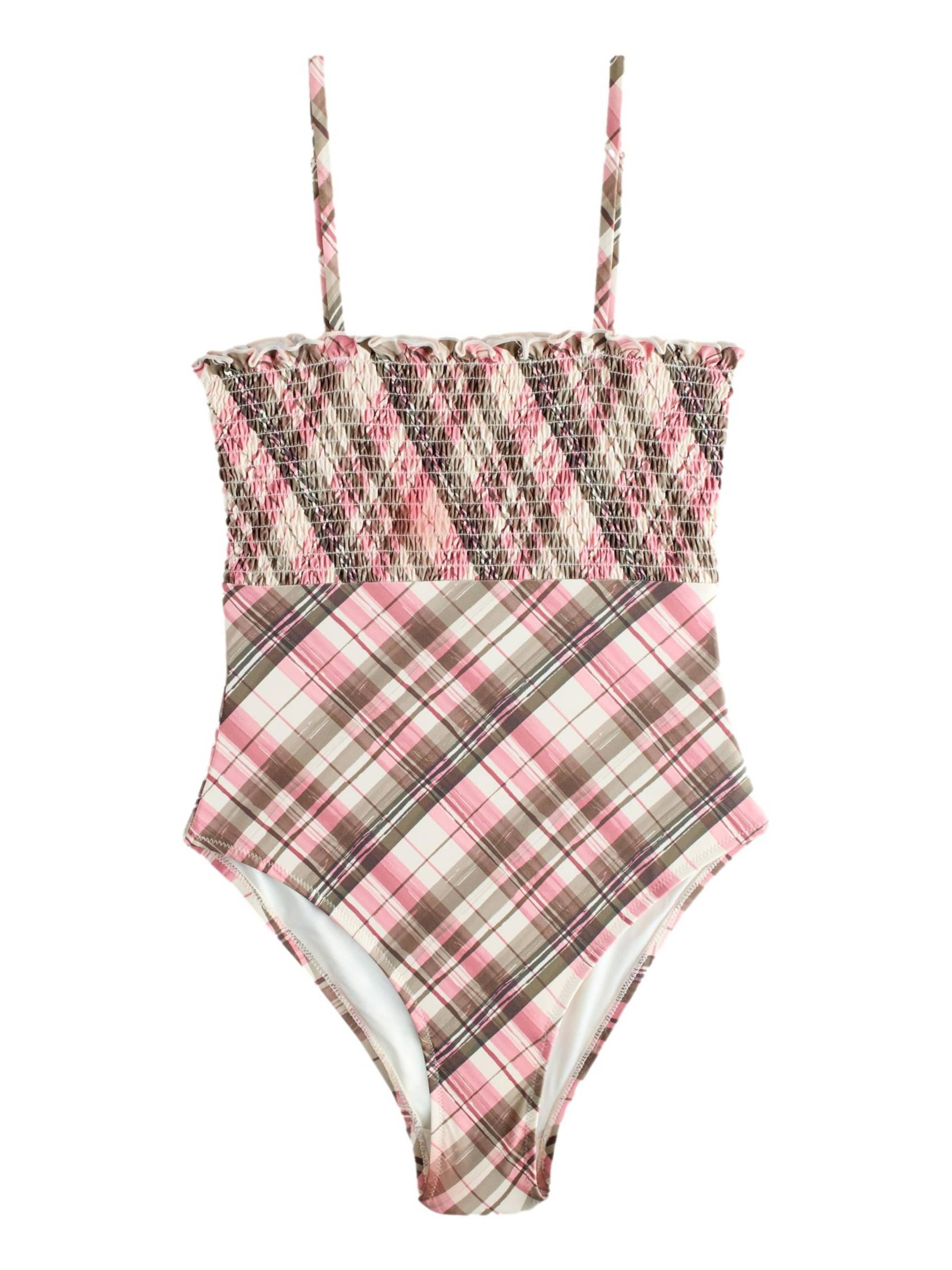 Next Μπουστάκι Ολόσωμο μαγιό σε ροζ: μπροστά