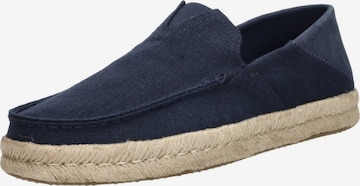 TOMS Espadrilles 'Alonso Loafer Rope' in Blue: front