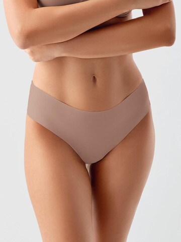 Slip C&City en marron : devant