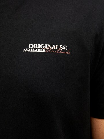 Jack & Jones Plus T-shirt 'JORIslington' i svart