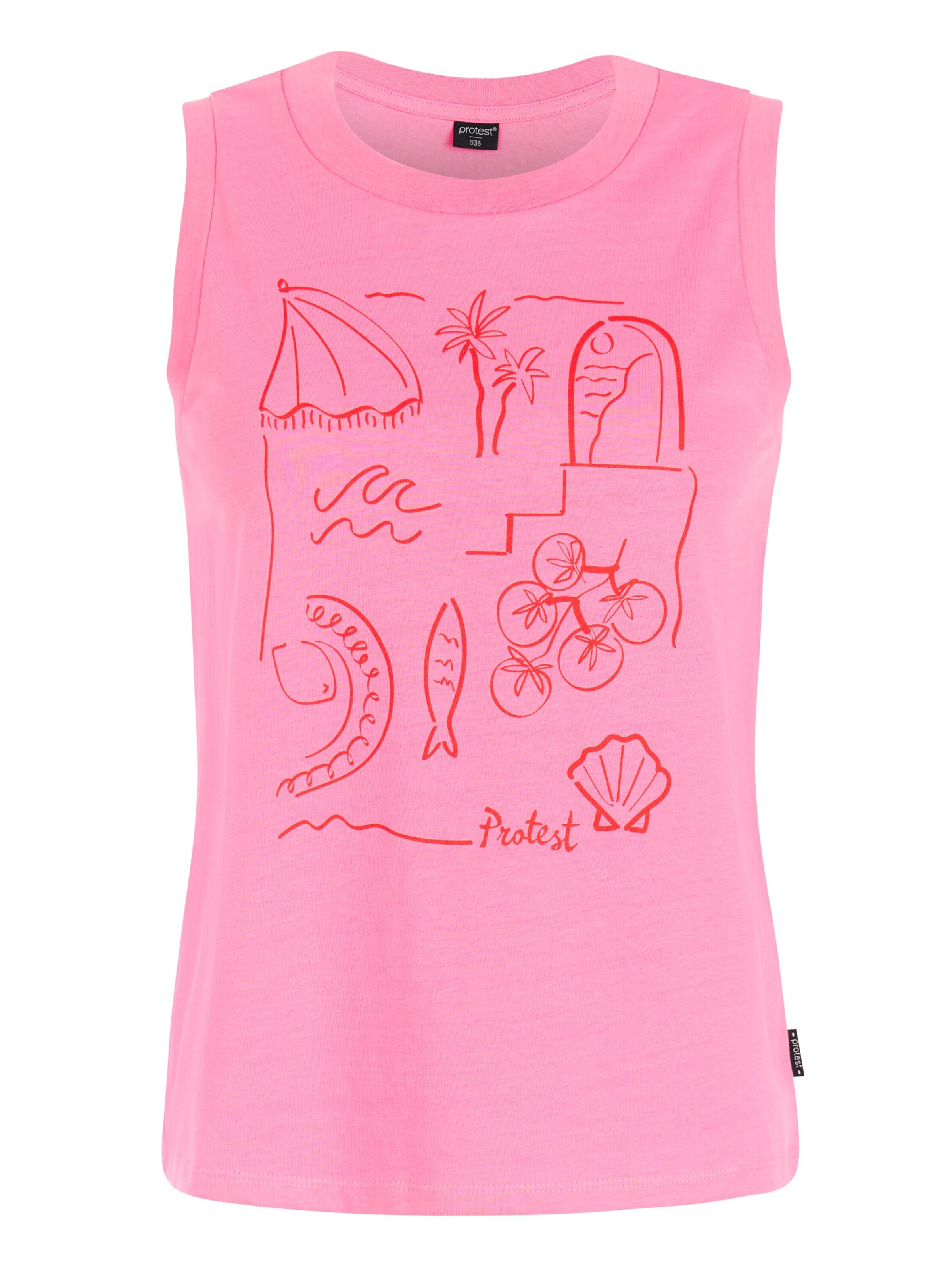 PROTEST Top 'PRTAnother' in Pink: Vorderseite