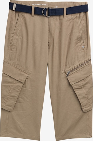 smėlio TOM TAILOR Standartinis Laisvo stiliaus kelnės 'MAX': priekis