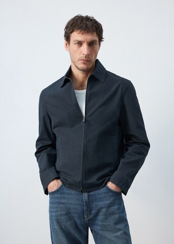 MANGO MAN Between-Season Jacket 'Cirjon' in Blue: front