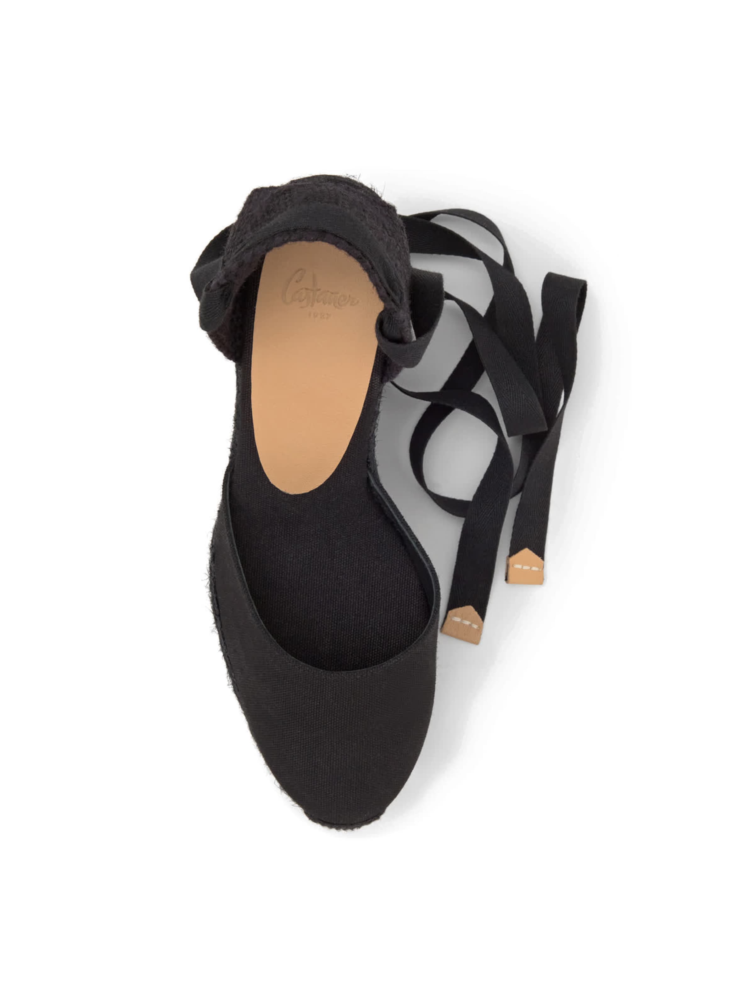 Castañer Espadrill 'Carina' i svart