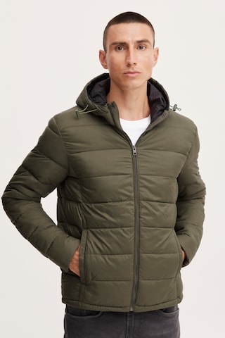 !Solid Winter Jacket 'Cole' in Green: front