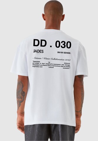 9N1M SENSE T-Shirt 'Sense x Jades' in Weiß