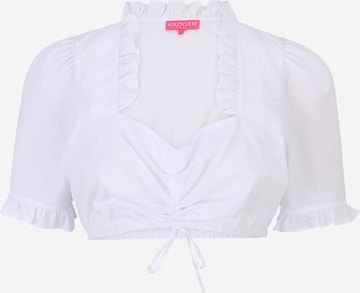 balta Krüger Madl Tradicinė palaidinė 'Negra': priekis