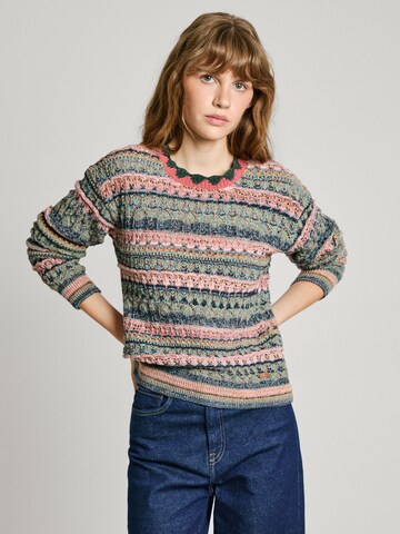 Pull-over 'Nadja' Pepe Jeans en vert : devant