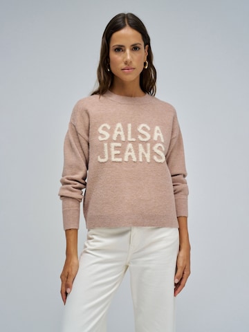Salsa Jeans Sweater in Beige: front