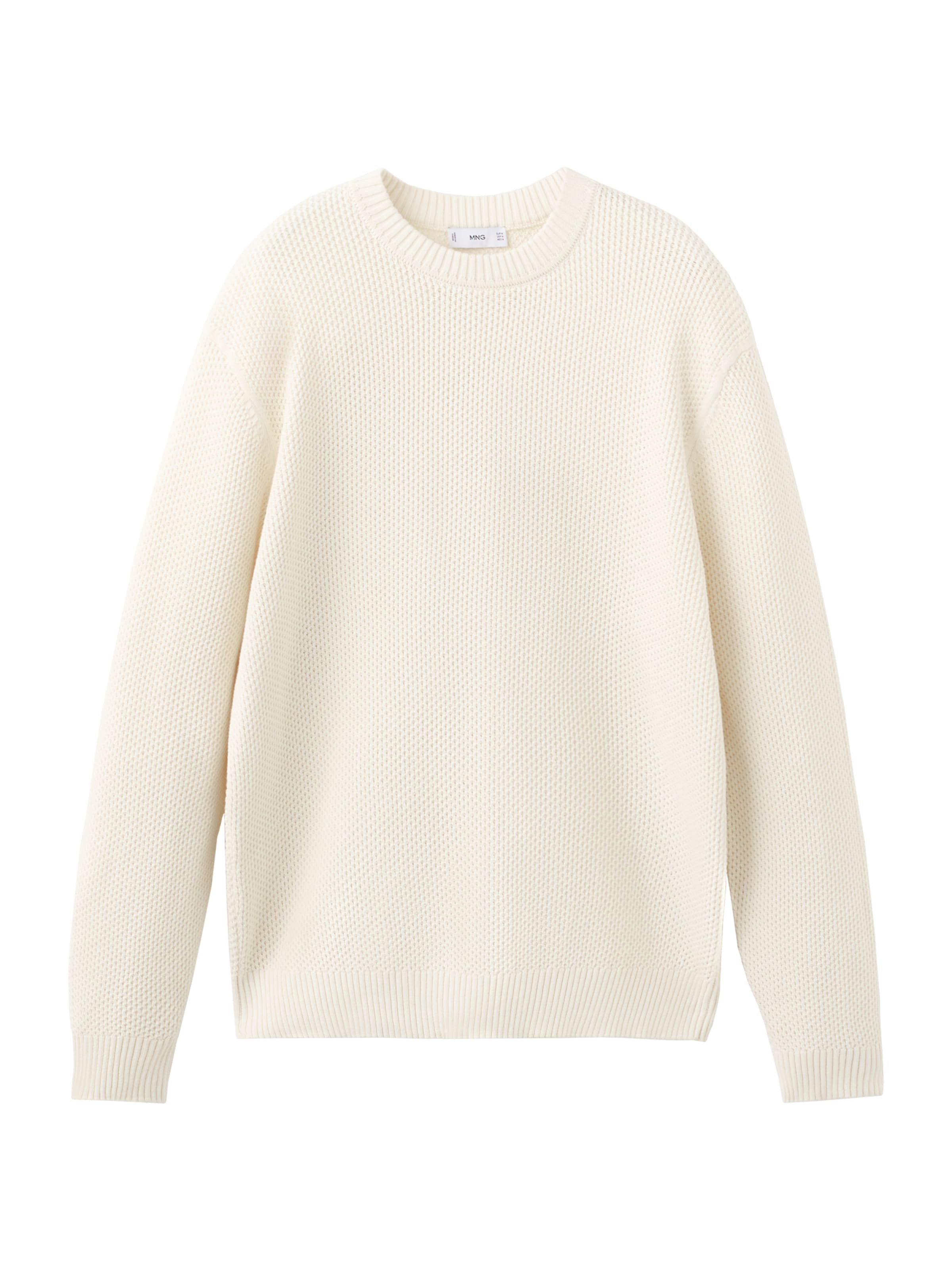 MANGO MAN Pulóver 'SALSA' - bézs: elől