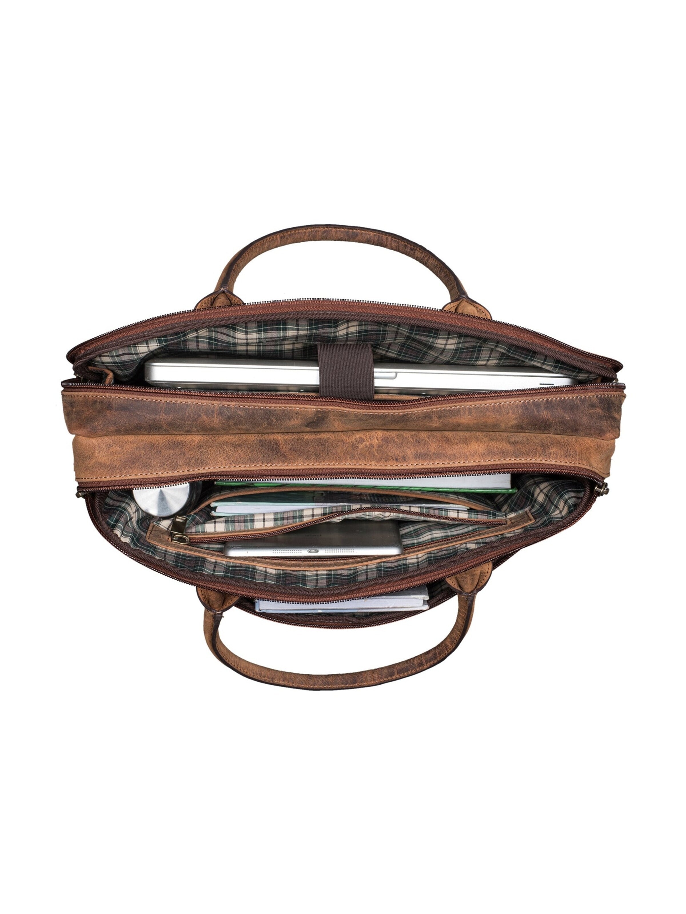 Benthill Laptop Bag in Brown