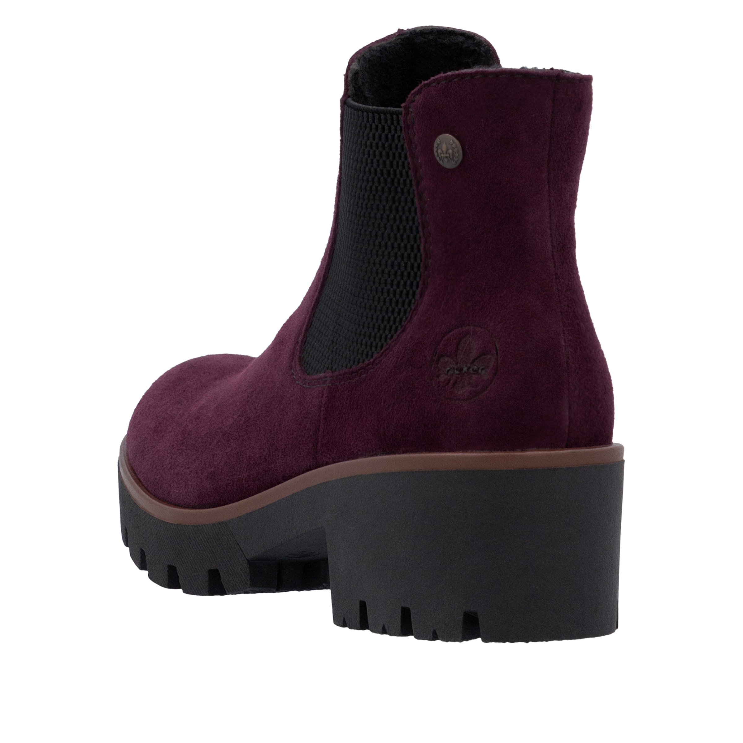 Chelsea Boots Rieker en rouge