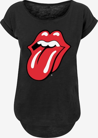 T-shirt 'The Rolling Stones' F4NT4STIC en noir : devant