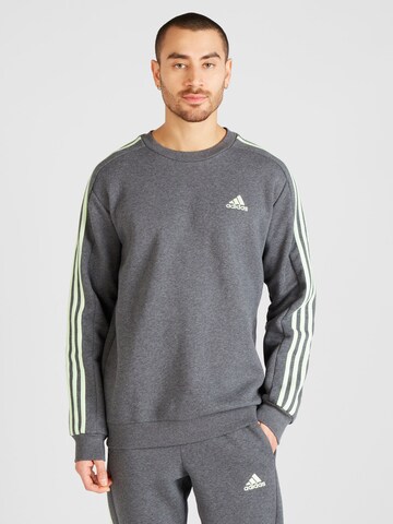 ADIDAS SPORTSWEAR Αθλητική μπλούζα φούτερ σε γκρι: μπροστά