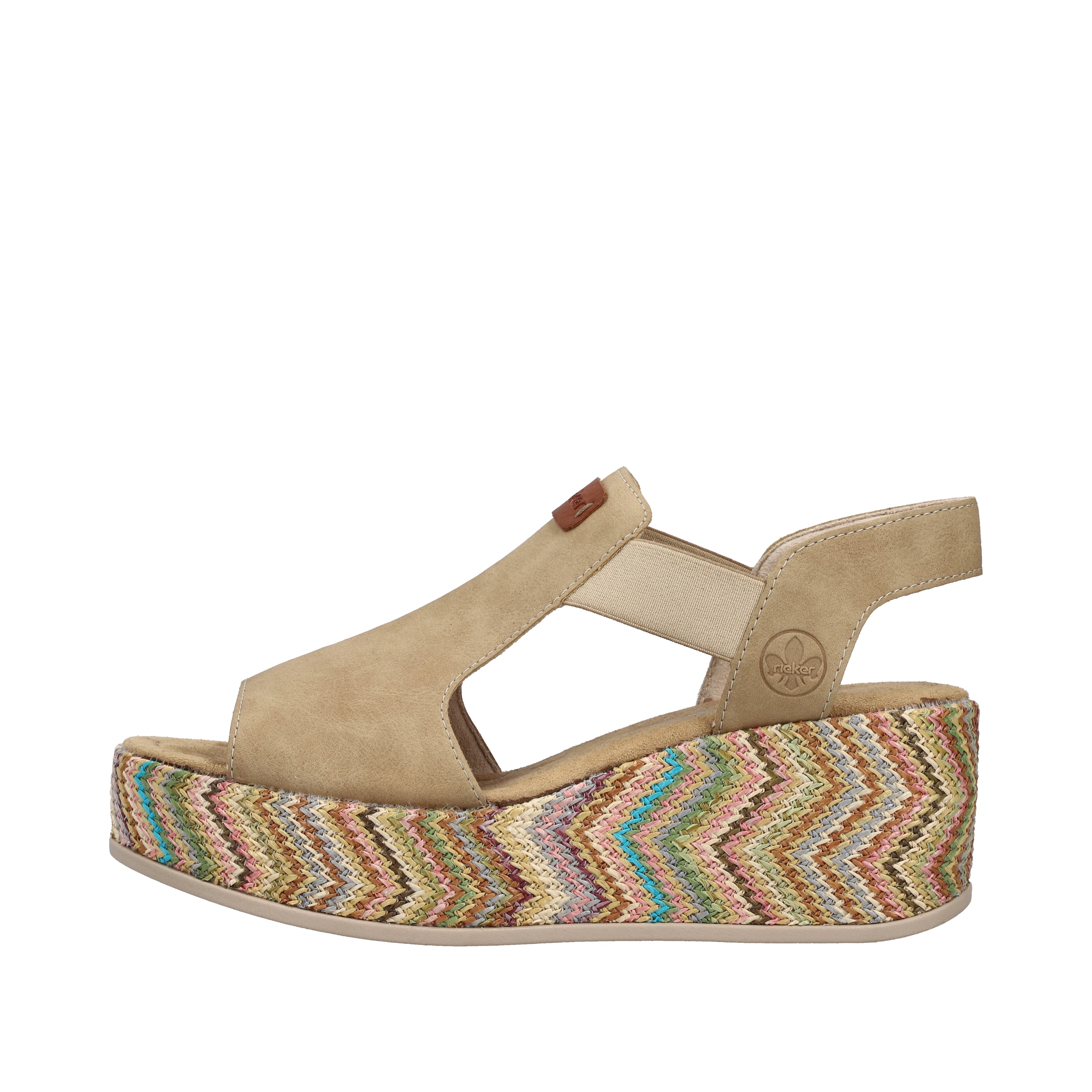 Rieker Keilsandaletten in Beige