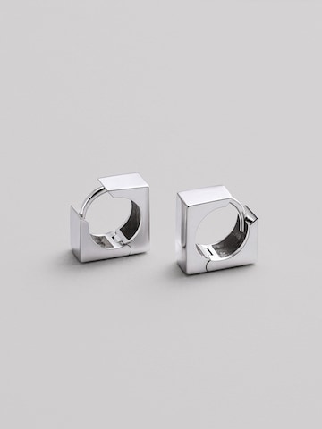REYTEL - Pendientes 'AUSTERE' en plata