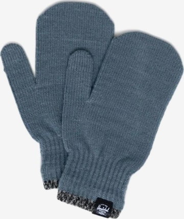 Herschel Rękawiczki 'Elmer Mittens Stripe Steel Blue' w kolorze niebieski: przód