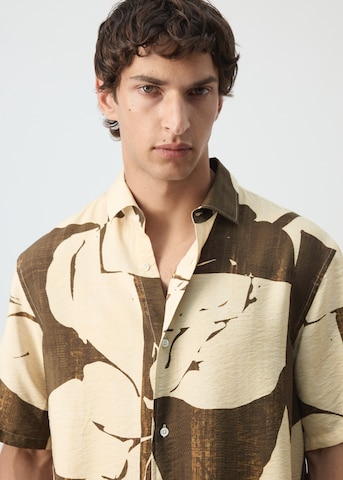 MANGO MAN Regular fit Overhemd 'NARCISO' in Wit