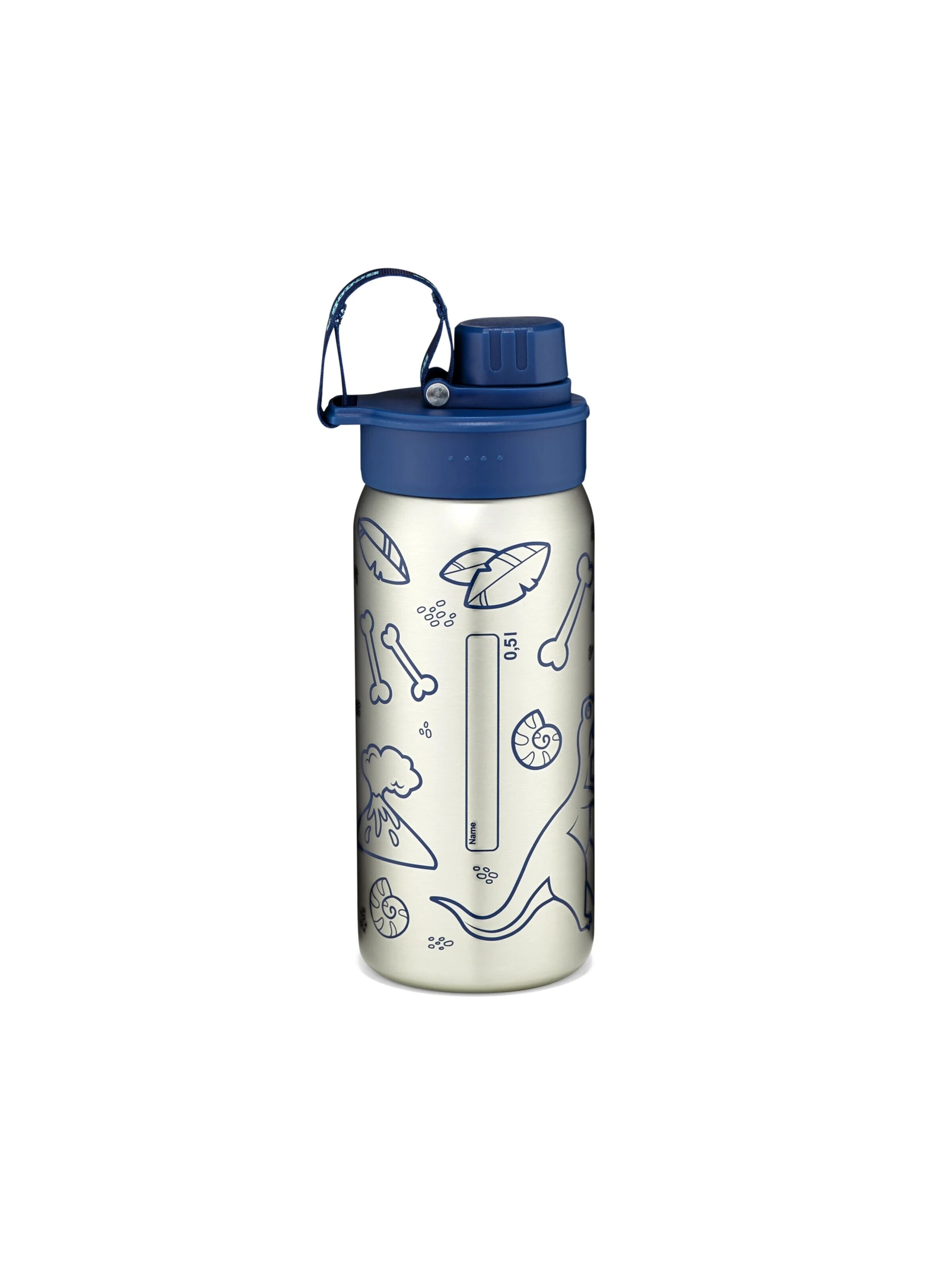 ergobag Drinking Bottle 'Trinkflasche Edelstahl Trinkflasche' in Blue
