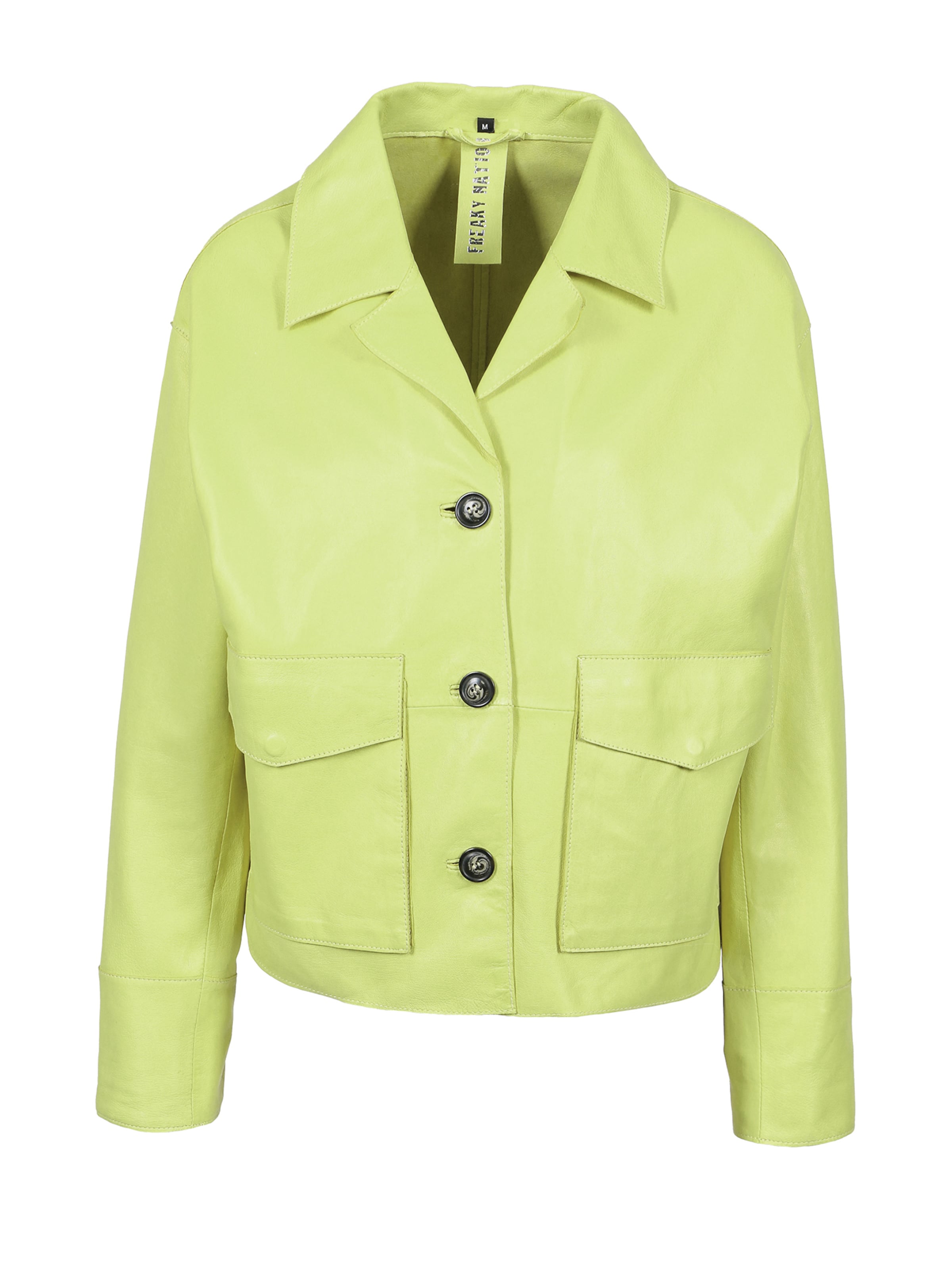 FREAKY NATION Prechodná bunda - Žltá: predná strana