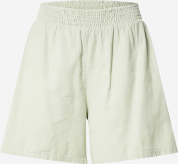 Wide Leg Pantalon NA-KD en vert : devant