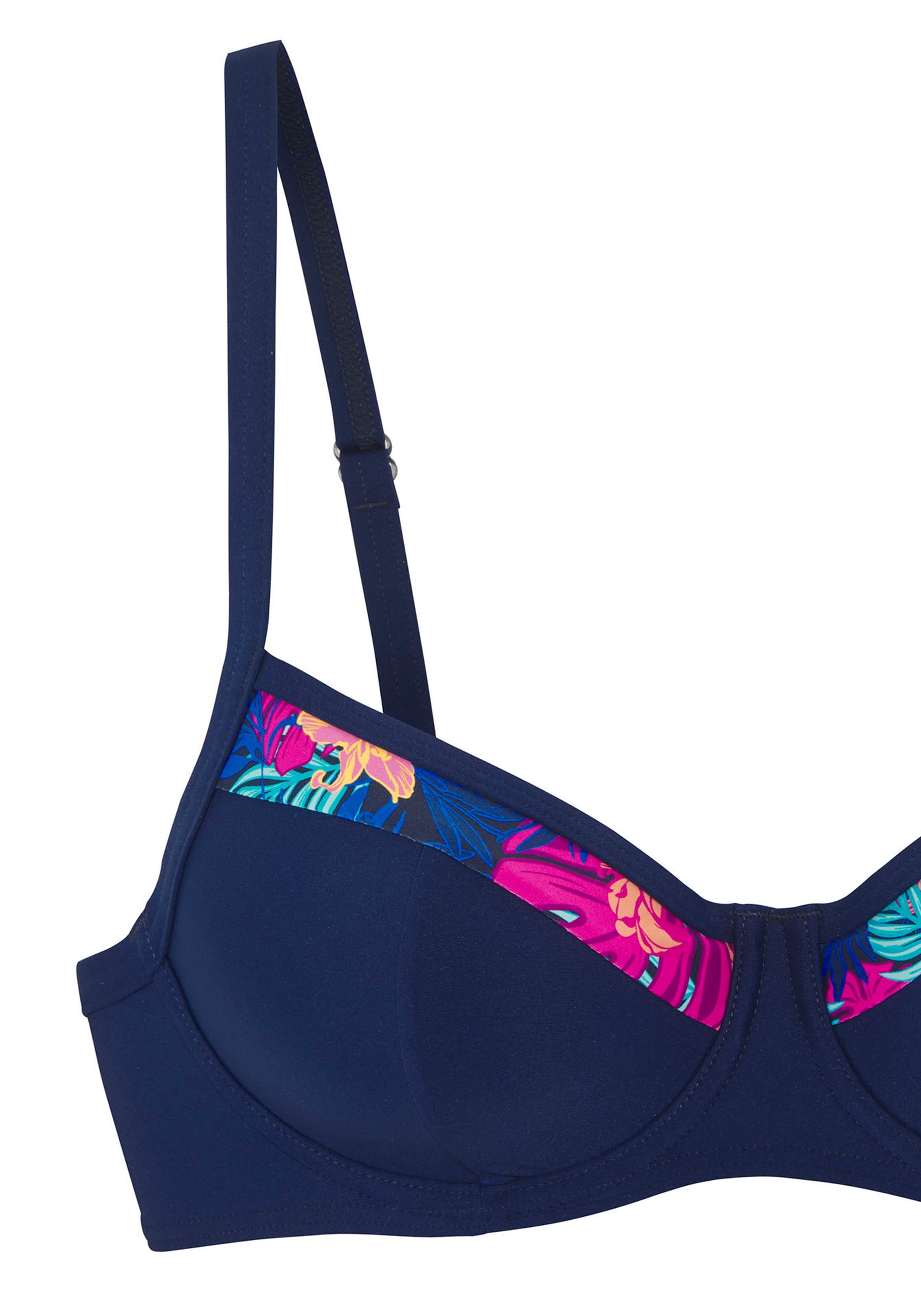 LASCANA Push-up Τοπ μπικίνι σε μπλε