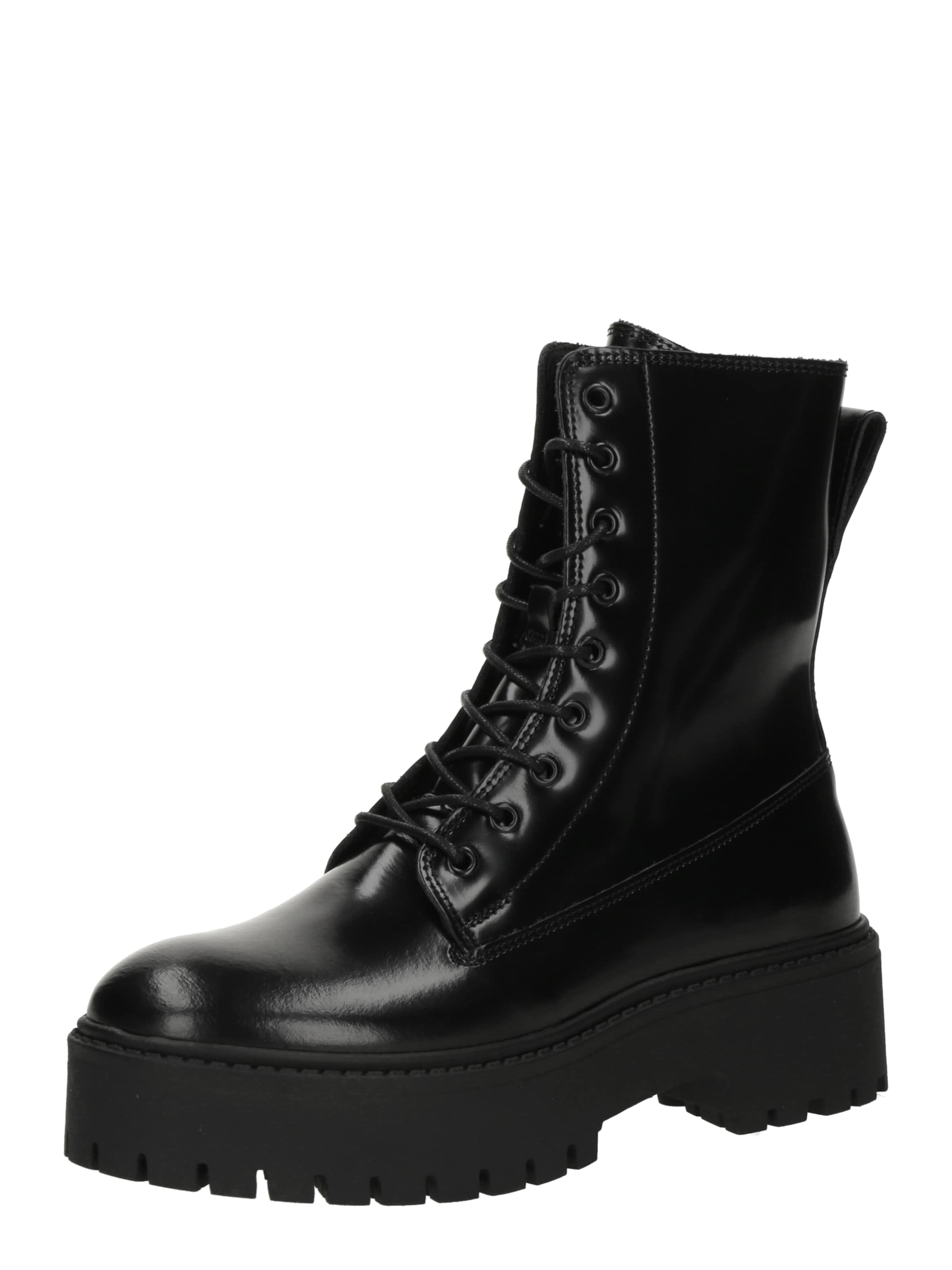 & Other Stories Ботинки на шнуровке в Черный: спереди
