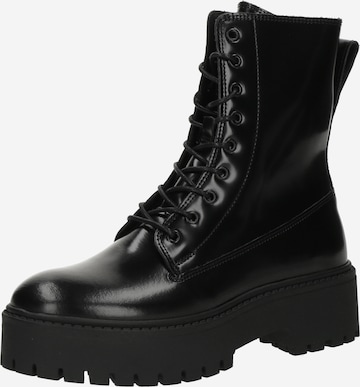 & Other Stories Schnürstiefelette in Schwarz: Vorderseite