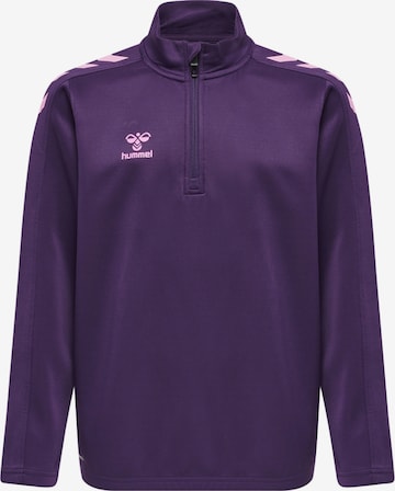 Hummel Athletic Sweatshirt 'Core' in Purple: front