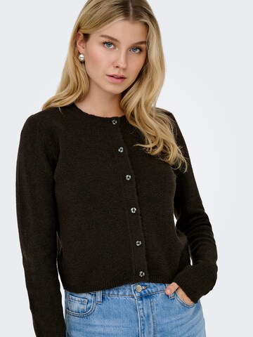 JDY Gebreid vest 'CHLOE' in Bruin
