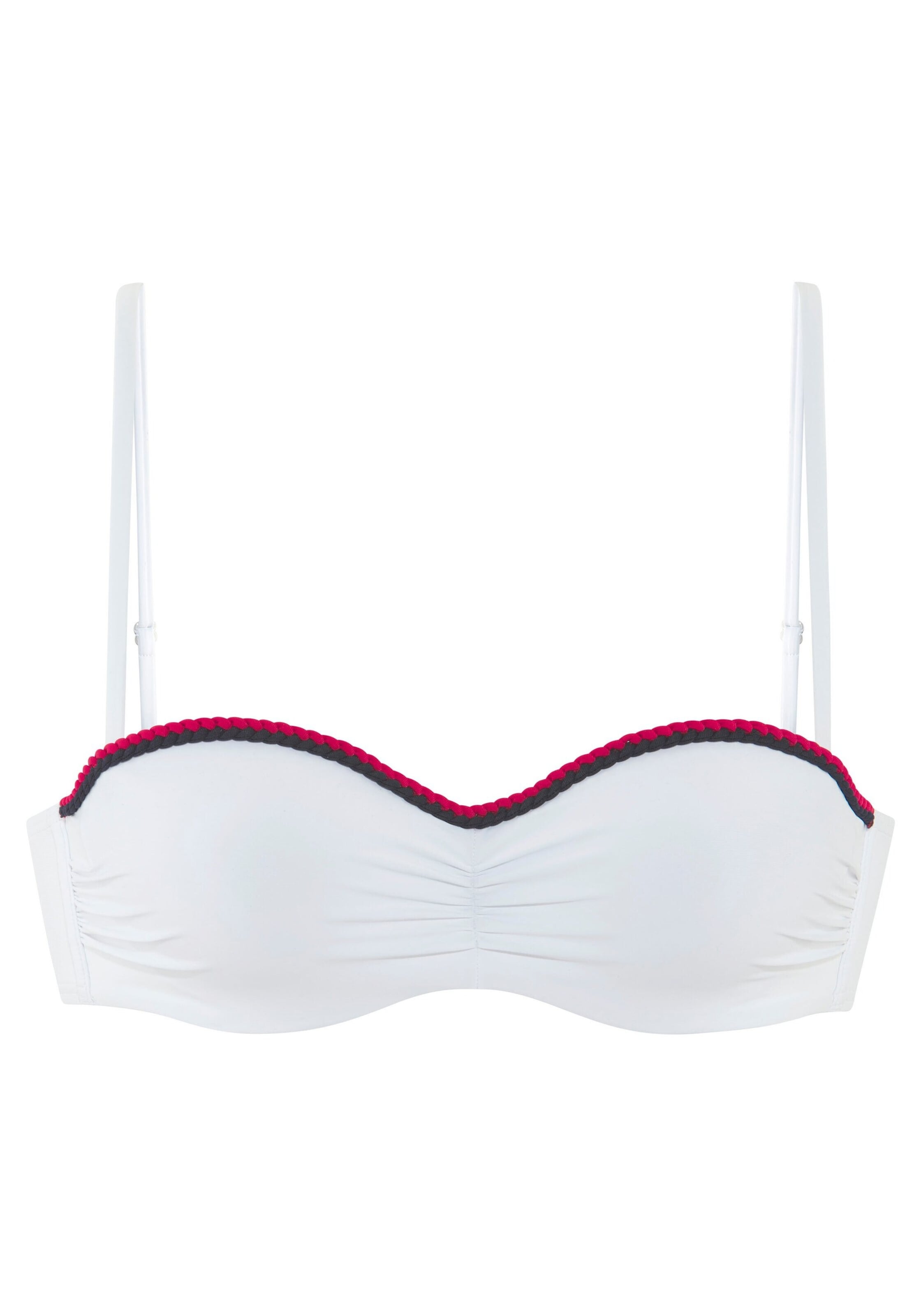 s.Oliver Bandeau Bikini felső - fehér: elől