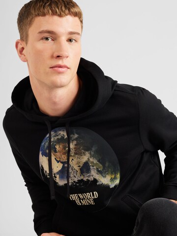 DIESEL Sweatshirt 'GINN' in Black